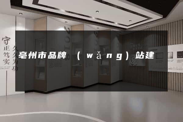 亳州市品牌網(wǎng)站建設
