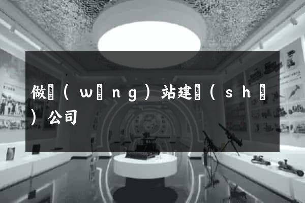 做網(wǎng)站建設(shè)公司