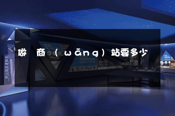 做電商網(wǎng)站要多少錢