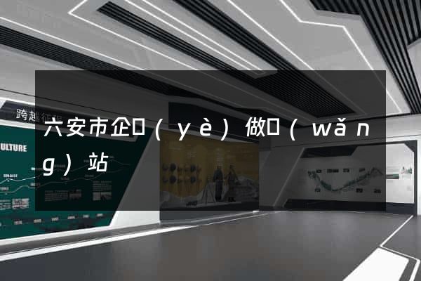 六安市企業(yè)做網(wǎng)站
