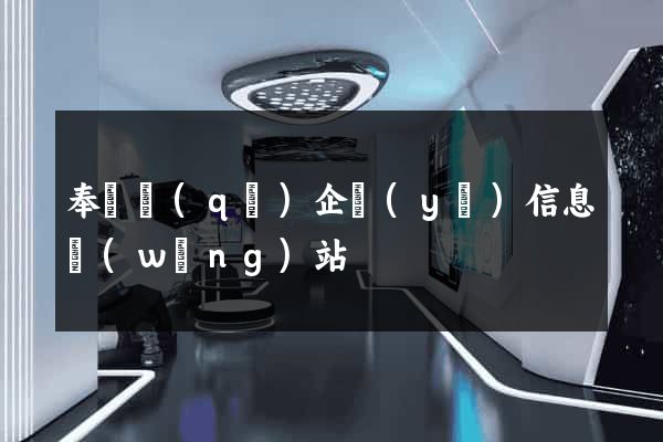 奉賢區(qū)企業(yè)信息網(wǎng)站