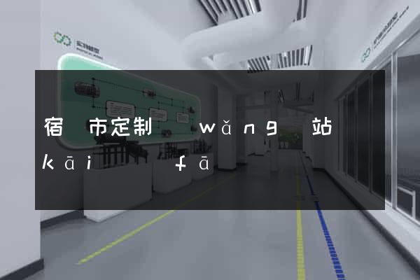 宿遷市定制網(wǎng)站開(kāi)發(fā)