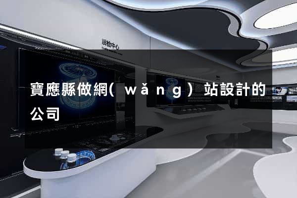 寶應縣做網(wǎng)站設計的公司