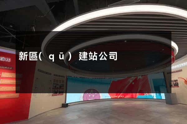新區(qū)建站公司
