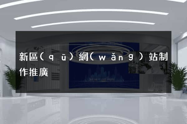 新區(qū)網(wǎng)站制作推廣