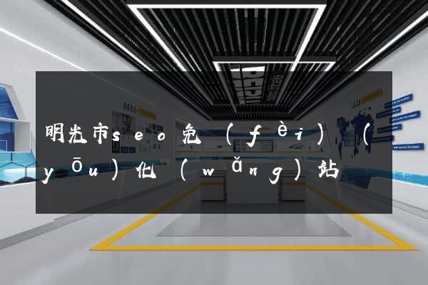 明光市seo免費(fèi)優(yōu)化網(wǎng)站