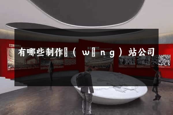 有哪些制作網(wǎng)站公司