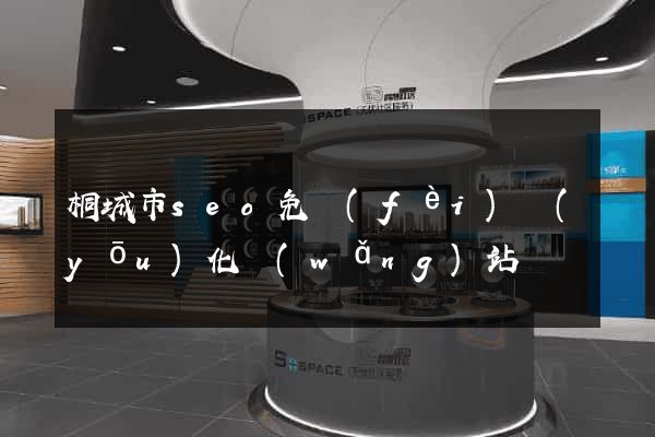 桐城市seo免費(fèi)優(yōu)化網(wǎng)站