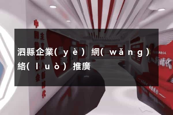 泗縣企業(yè)網(wǎng)絡(luò)推廣