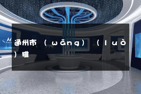 通州市網(wǎng)絡(luò)推廣