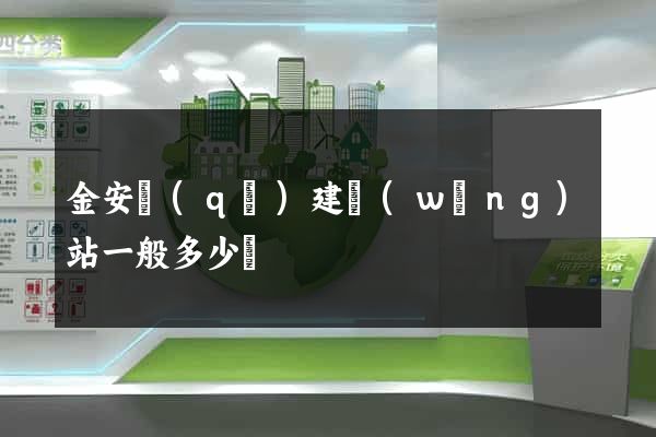 金安區(qū)建網(wǎng)站一般多少錢