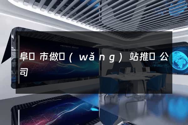 阜陽市做網(wǎng)站推廣公司