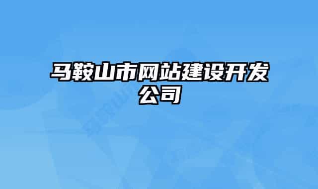 馬鞍山市網(wǎng)站建設開發(fā)公司